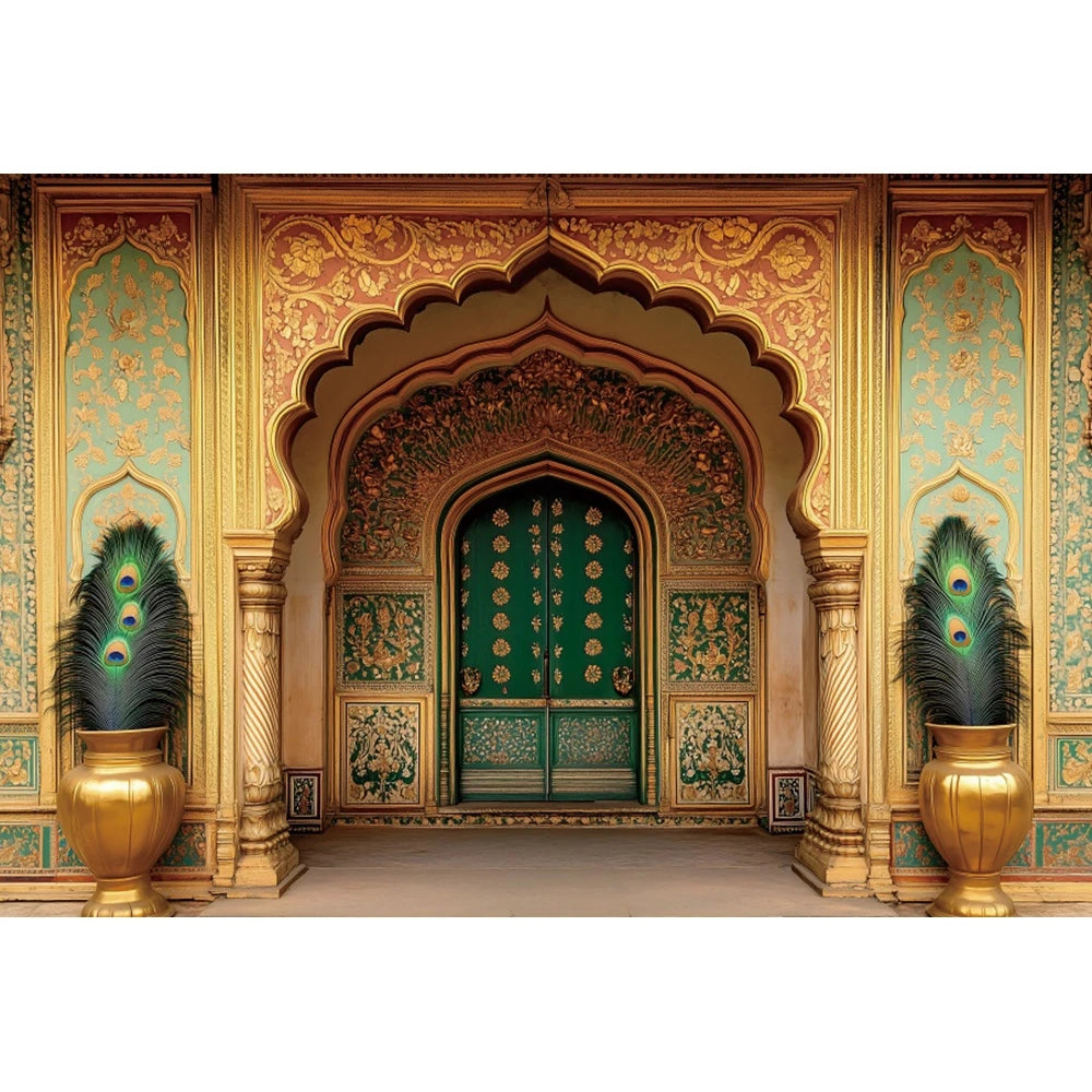 Moroccan Palace Arch Wall Backdrop — Moroccan Architecture Wall Hanging