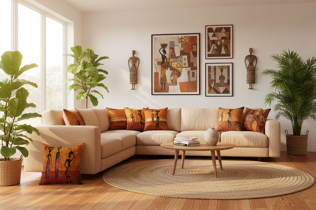 African Heritage Cushion Cover — Decorative Throw Pillow