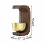 Japanese Landscape Wooden Wind Chime — Magnetic Doorbell & Entrance Bell