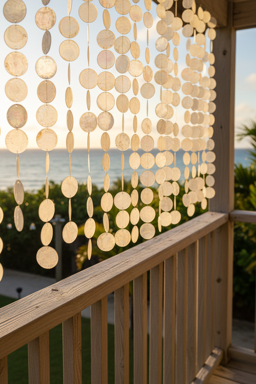 Natural Capiz Shell Slices – DIY Craft Supply for Wind Chimes & Pendant Lighting