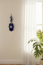Hamsa Hand of Fatima Wall Hanging — Moroccan Khamsa Home Décor