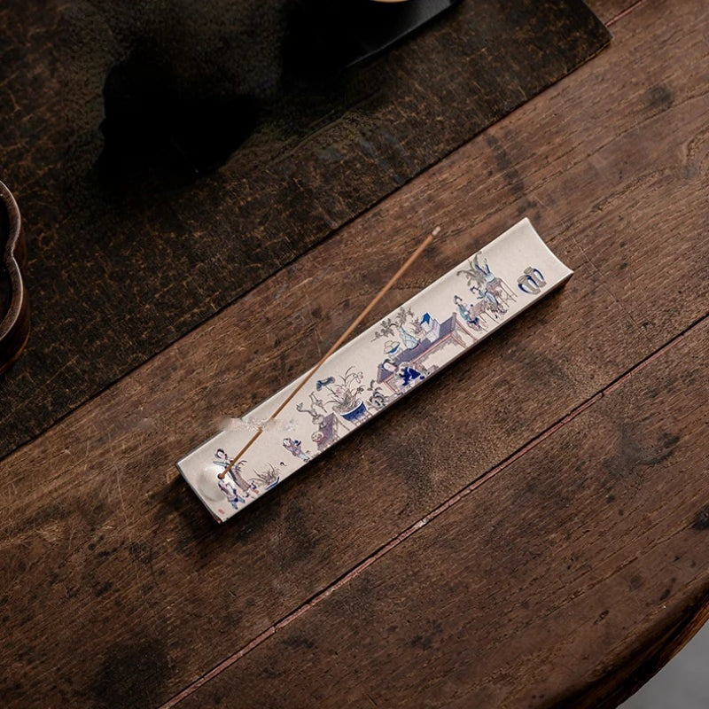 Zen Ceramic Incense Burner — Enamel Aromatherapy Holder