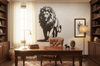 Lion Wall Art — African Metal Stencil Home Décor