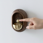 Japanese Landscape Wooden Wind Chime — Magnetic Doorbell & Entrance Bell