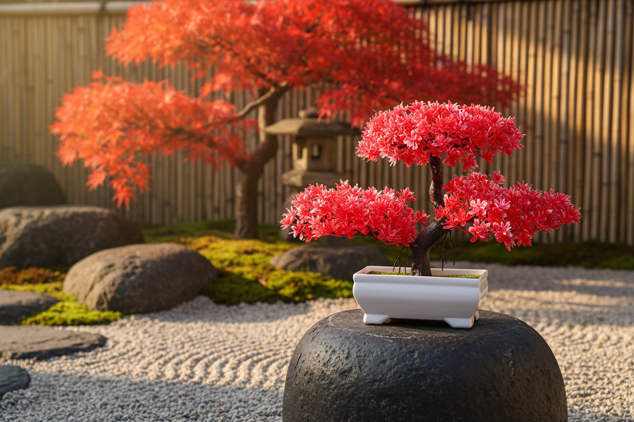 Artificial Tree Bonsai Simulation Plants Pot Plants for Garden Table Home Room Bedroom Decoration Outdoor Fake Plant Ornaments