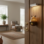 Japanese Landscape Wooden Wind Chime — Magnetic Doorbell & Entrance Bell