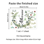 Tropical Leaves Wall Decal — Peel & Stick Vinyl Stickers