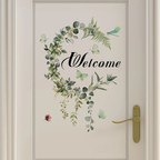 Tropical Leaves Wall Decal — Peel & Stick Vinyl Stickers