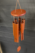 Bamboo Tube Wind Chime — Filipino-Inspired Hand-Carved Garden Décor